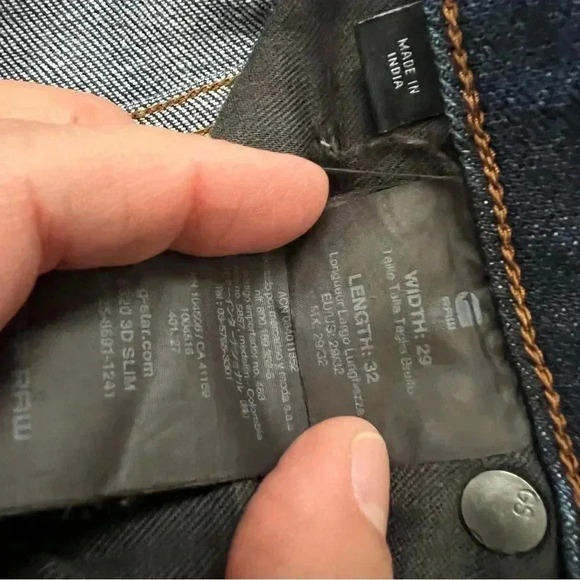 G-Star Raw 5620 3D Slim Skinny Jeans Pants Men’s Size 29x32 3D $180 Sold Out. - Picture 11 of 16